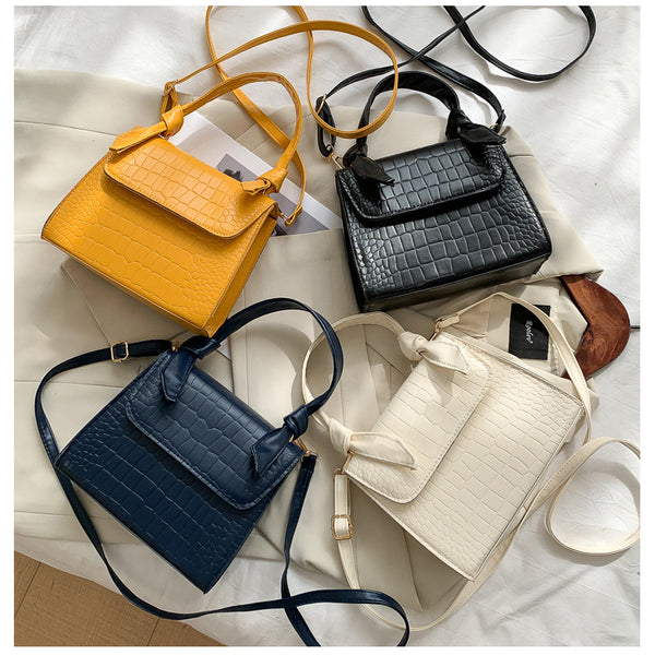 Small square bag retro armpit bag women's bag