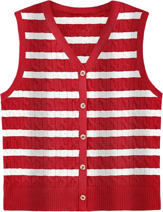 European And American Women's Fashion Sweater Vest Twisted Knitted Short