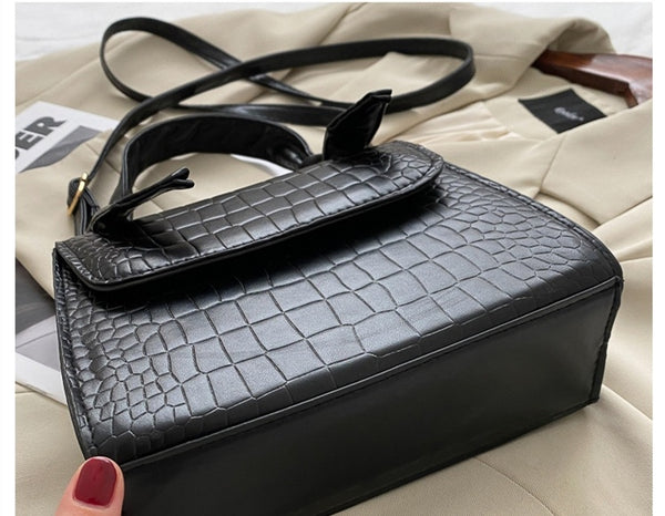 Small square bag retro armpit bag women's bag